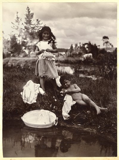 An Idyll of Maoriland, c.1910 by Ralph Seldon